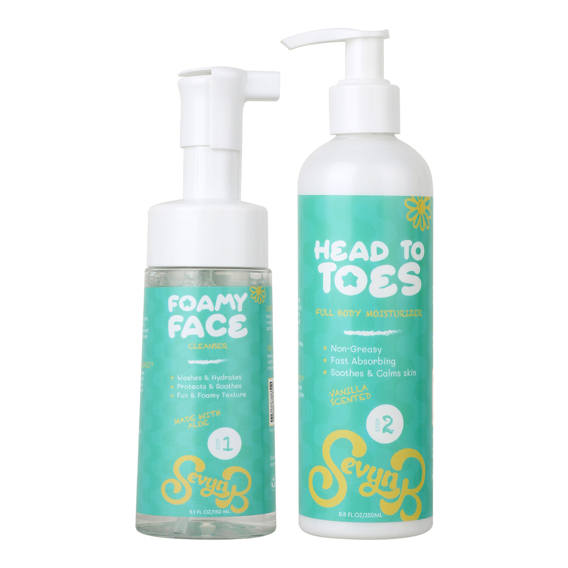 Sevyn B Kids Cleanser & Moisturizer Set